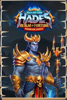 Hades Realm of Fortune horned god with staff