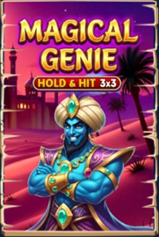 Magical Genie blue genie with turban